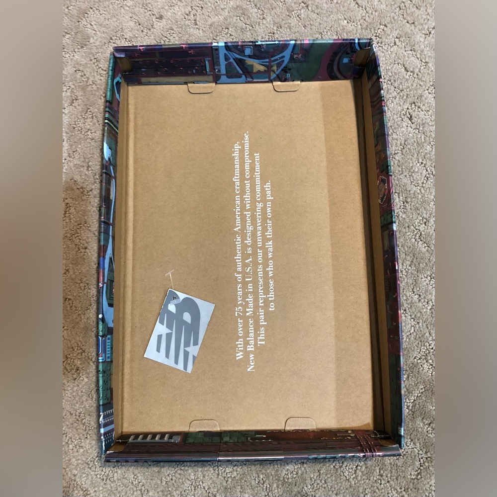 New Balance 998 Ronnie Fieg & Frank Lloyd Wright Aloe Wash “BOX ONLY” Size 9.5 - Picture 5 of 8